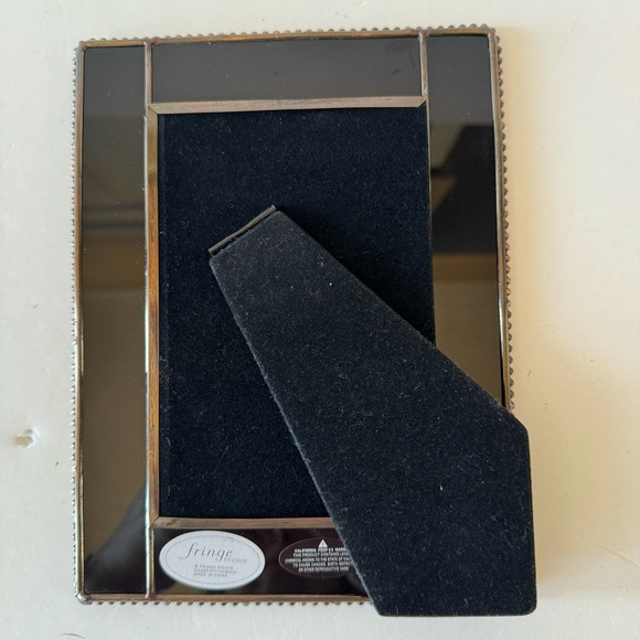 Fringe at Home Beveled Glass 4 x 6 Photo Tabletop Picture Frame Friendship GIFT - Picture 3 of 4